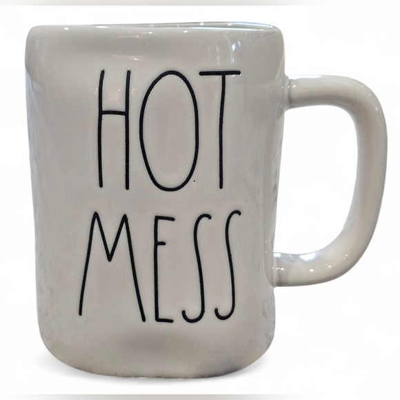 Rea Dunn Ceramic 'Hot Mess' Mug. New Without Tags - Picture 1 of 3